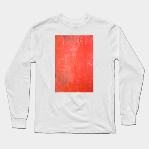 Painted & scratched metal texture Long Sleeve T-Shirt by textural